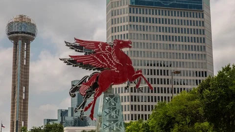 Dallas, TX Pegasus Hyperlapse Vidéo 113015354
