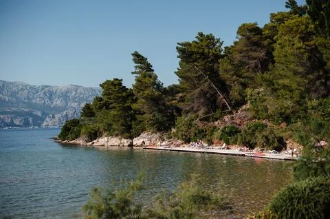 Dalmatian Coast Beach Stock Photos