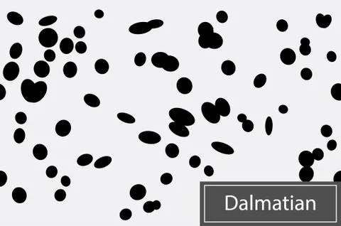 Dalmatian seamless pattern. animal pattern for textile design. Stock Illustration