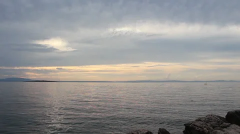 Dalmatian Seascape 2 Stock Footage 31870509