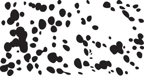 Dalmatians spots background Stock Illustration