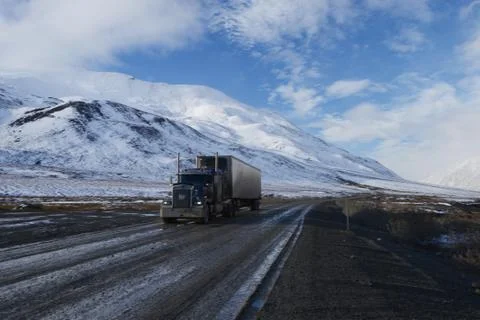 Dalton highway Stock Photos