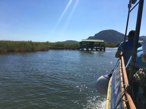 Dalyan river Foto stock