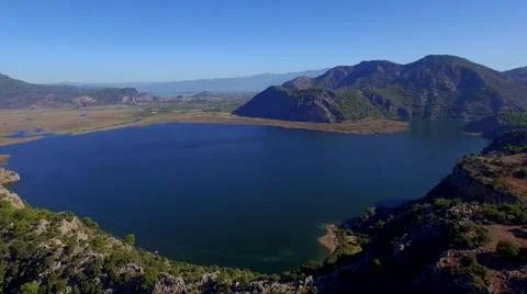 Dalyan Turkey Aerial View Stock-Footage 68348587