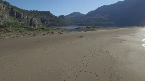 Dalyan Turkey Aerial View Video stock 101206994