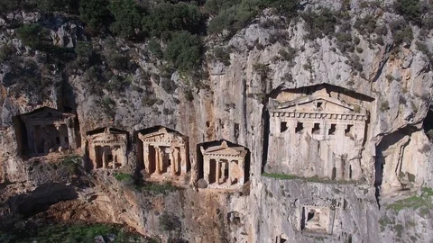 Dalyan Turkey Aerial View Video stock 101208287