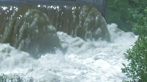 Dam and Creek Stock-Footage 11189848