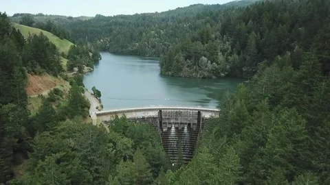 Dam and lake Stock Footage 132015660