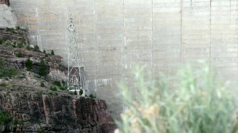 Dam Close Up HD Stock Footage 773714