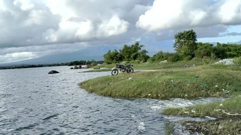 Dam on a cloudy day. Stock-Footage 262069573