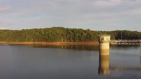 Dam control house Tower 2 Stock-Footage 48143625