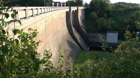 Dam in the Czech Republic Stock Footage 32002186