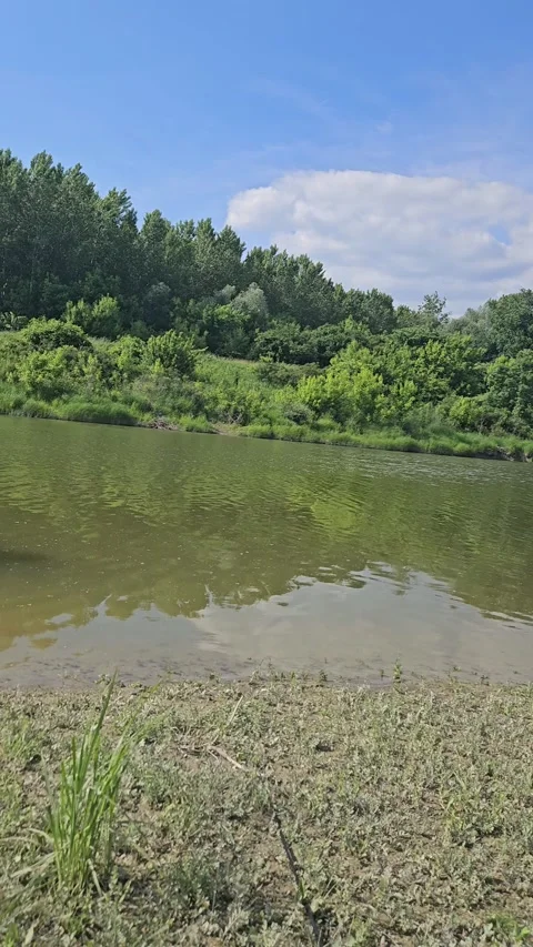 Dam on the Danube Stock Footage 309145933