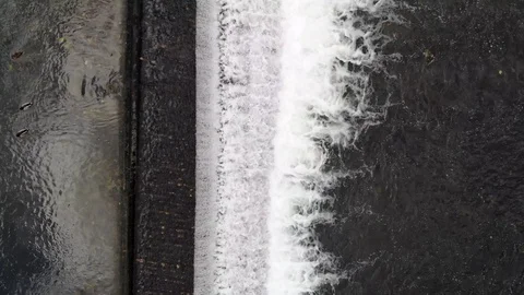 Dam drone flyover Stock Footage 119498985