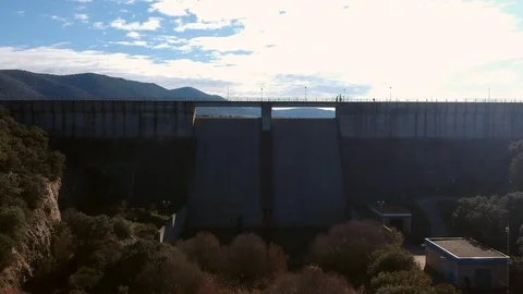 Dam Electric station Video stock 91411837