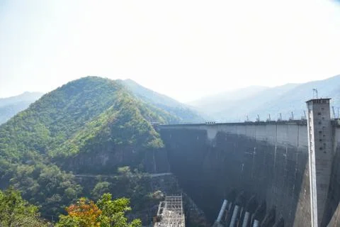 Dam electricity generator Stock Photos