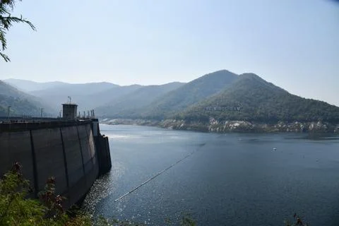 Dam electricity generator Stock Photos