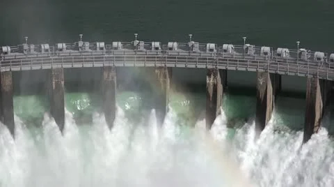 Dam floodgates 2 by dwking Video stock 11135123