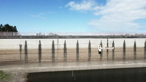 Dam Full Supply Level Sign Vidéo 154482840