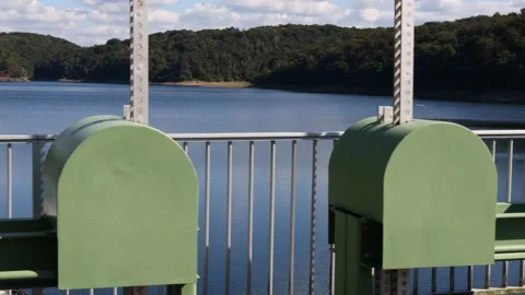 Dam gate valve video 4k 30fps Stock Footage 219860306