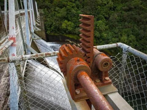 Dam gear Stock Photos