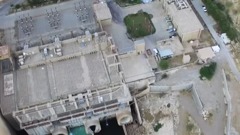 Dam in Kurdistan Vídeos de archivo 143576333