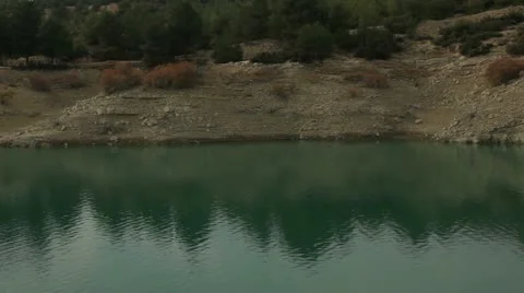 Dam lake Stock Footage 12747344