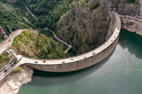 Dam in the mountains Stock Photos