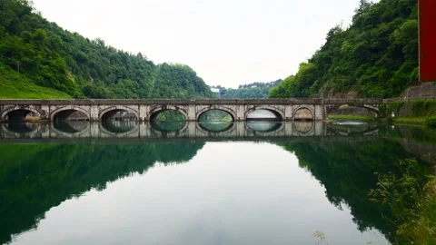 Dam of Paderno d'Adda Stock Footage 130925510