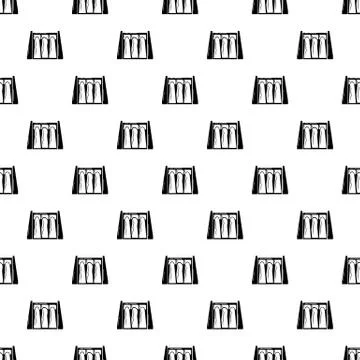 Dam pattern vector seamless Stock Illustration