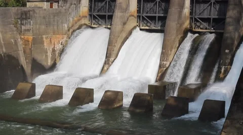 Dam on the Phewa lake Stock Footage 57480117