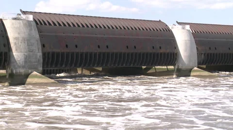 Dam - renewable energy - HD Video stock 27883190
