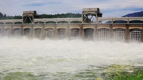 Dam Sequence Stock Footage 31981465