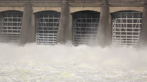 Dam Sequence Stock Footage 31981994