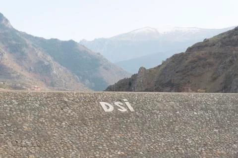 Dam set Stock Photos