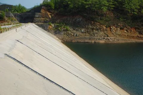 Dam sets Stock Photos