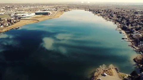 DAM IN THE SETTLEMENT COLORADO Stock Footage 70535329