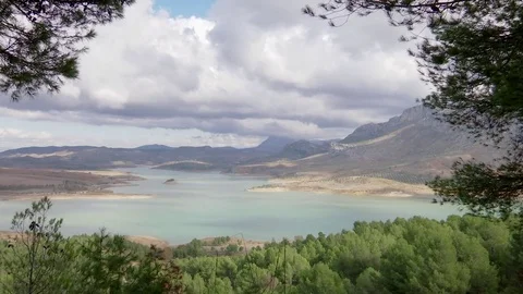 Dam with shadows and light 2 Stock Footage 70391902