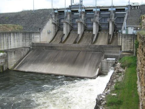 Dam Spillway Foto stock