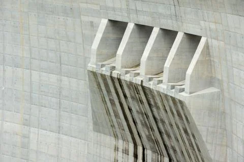 Dam spillway Stock Photos