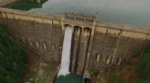 Dam "Studena" Bulgaria Stock Footage 61417463