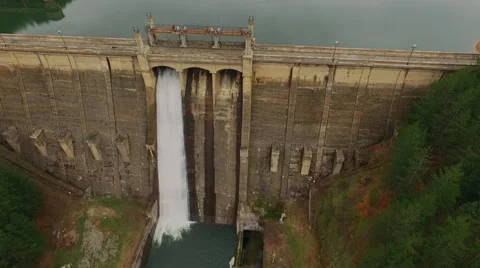 Dam "Studena" Bulgaria Stock Footage 61417715