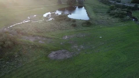 Dam Sunset Stock Footage 224725111