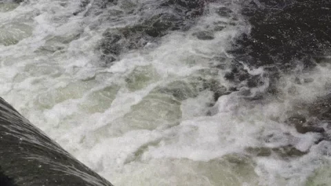 Dam water turbulence Stock-Footage 327551206