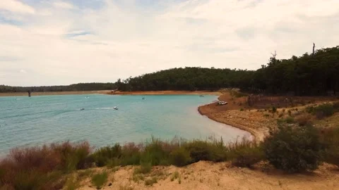 Dam in western Australia 스톡 동영상 153203010