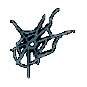 Damage broken glass pixel art vector illustration Stock Illustration