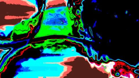 Damage Colored Noise Grunge Distorted Trendy Digital Abstract Background Stock Illustration