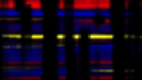 Damage Colored Noise Grunge Distorted Trendy Digital Abstract Background Stock Illustration