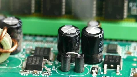 Damage to electronic components. Computer virus attack. Stock Footage 275823866
