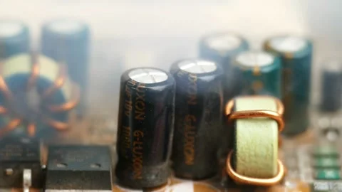 Damage to electronic components. Computer virus attack. Stock Footage 275824289